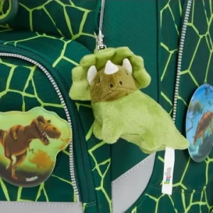 Bestpreis 🤩 Schulranzen & -tüten Ergobag Hangie Plüsch-Schlüsselanhänger Triceratops Günstig Kaufen 🎁 6