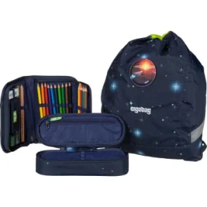 Aktion 🤩 Schulranzen & -tüten Ergobag Schulranzen Wide Set Glow In KoBärnikus Glow Günstig Kaufen 😀 27